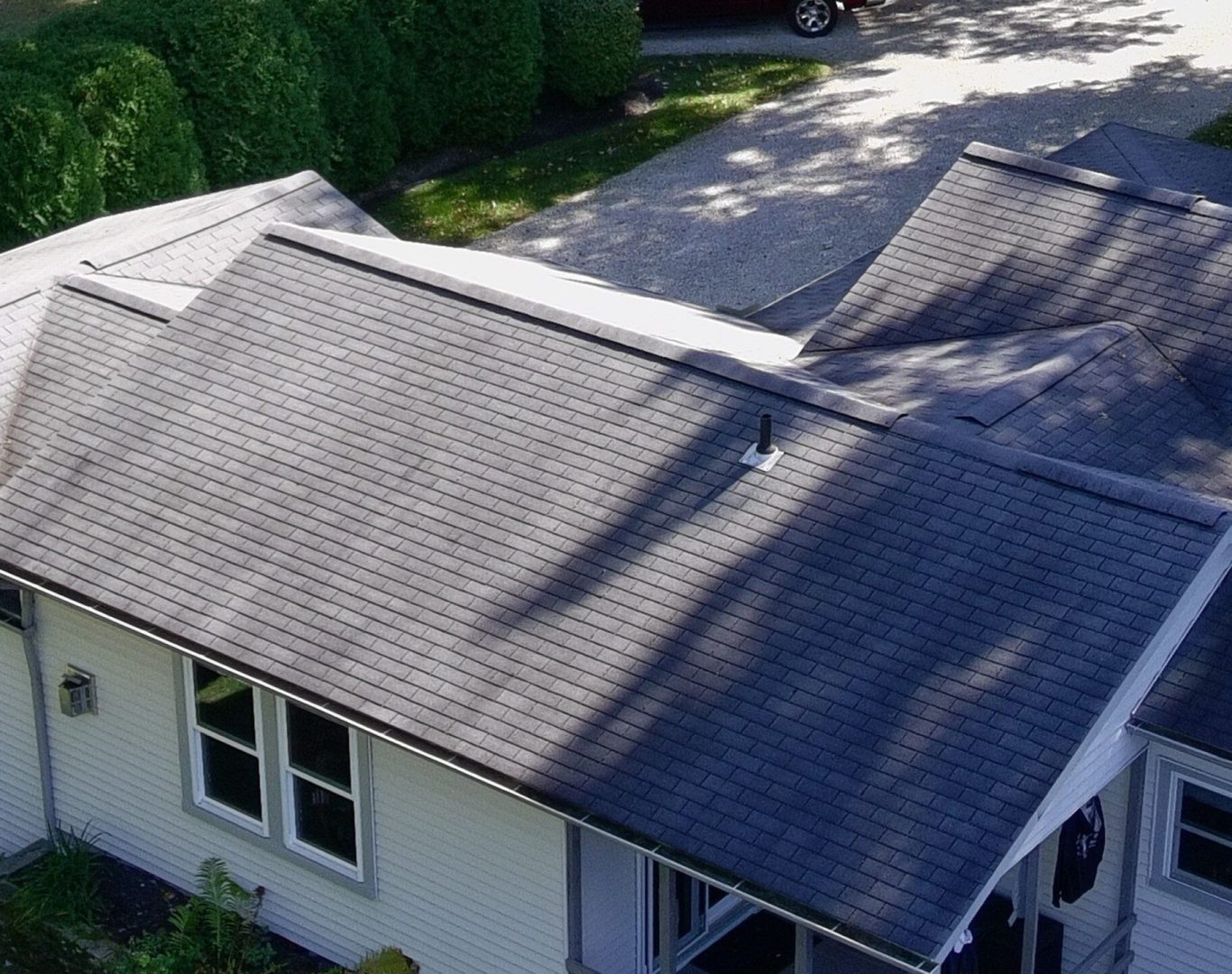 completed roof replacement in Lakewood OH home